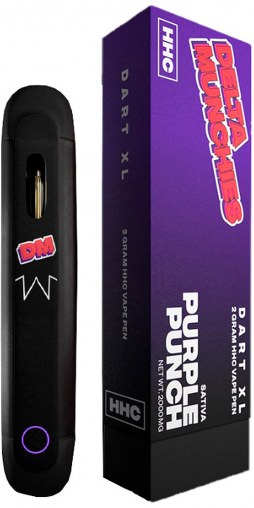 Delta Munchies Purple Punch 2G HHC Dart XL, 2000mg