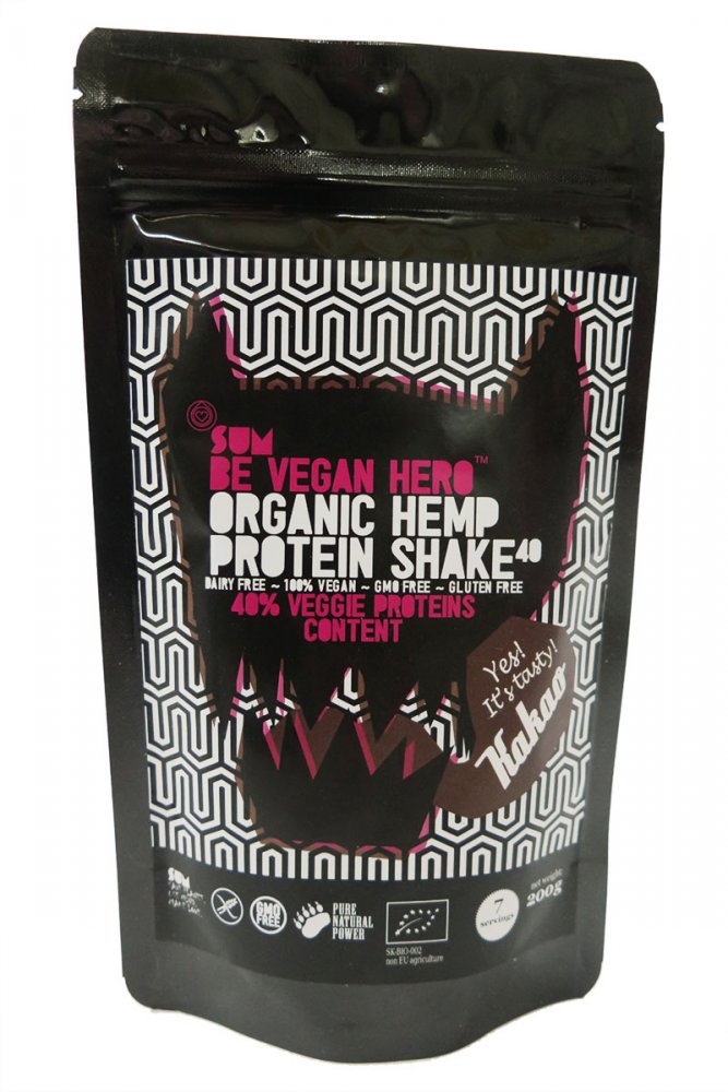 SUM Konopný protein shake Be Vegan Hero Kakao 500 g