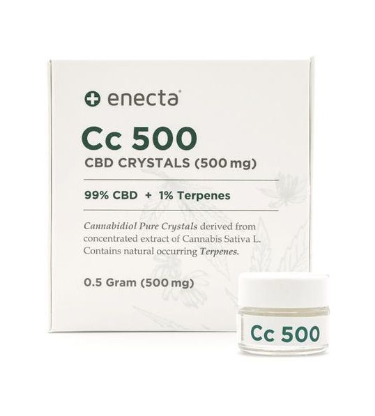 Enecta CBD konopné krystaly (99%), 500 mg