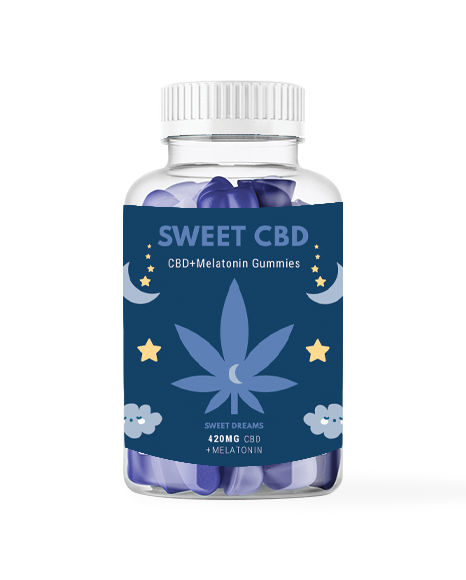  Sweet CBD Gummies 'SWEET DREAMS' + melatonin, 60 ks – 420 mg CBD