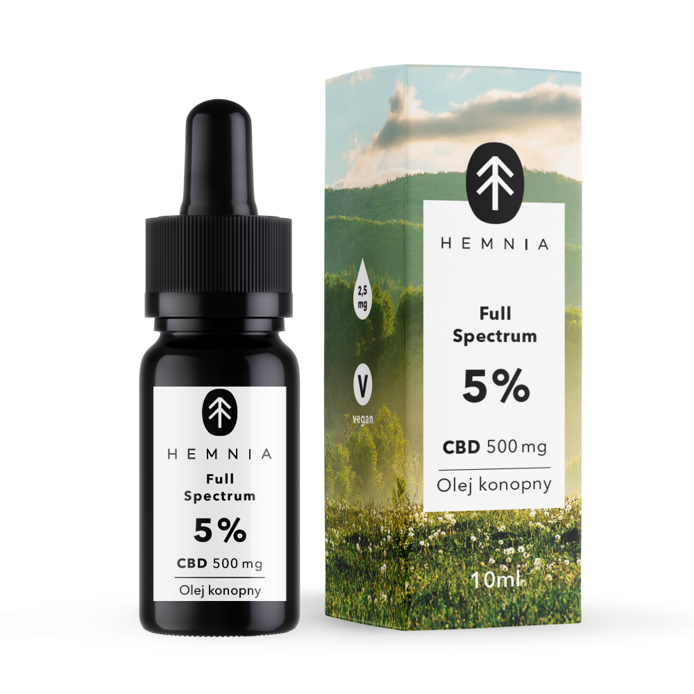 Review: best CBD drops for beginners - Hemnia CBD oil 5%