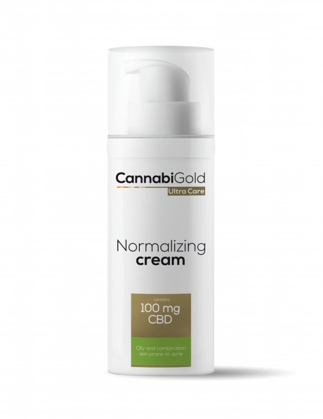 CannabiGold Normalizing cream CBD 100 mg, 50 ml