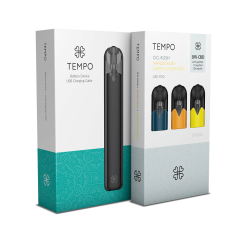 Harmony Tempo Starting Kit Vape Pen + Cartridges, 318 mg CBD, 3 pcs