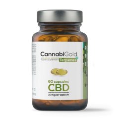 CannabiGold Terpenes+ CBD kapsle 60 x 10 mg, 600 mg