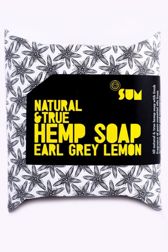 SUM sabonete de cânhamo earl grey limão Natural & True 80 g