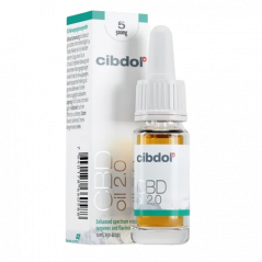 Cibdol CBD oil 2.0 5 %, 500 mg, 10 ml