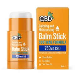 CBDfx Calming and Moisturizing Balm Stick, 750mg CBD, 60 ml