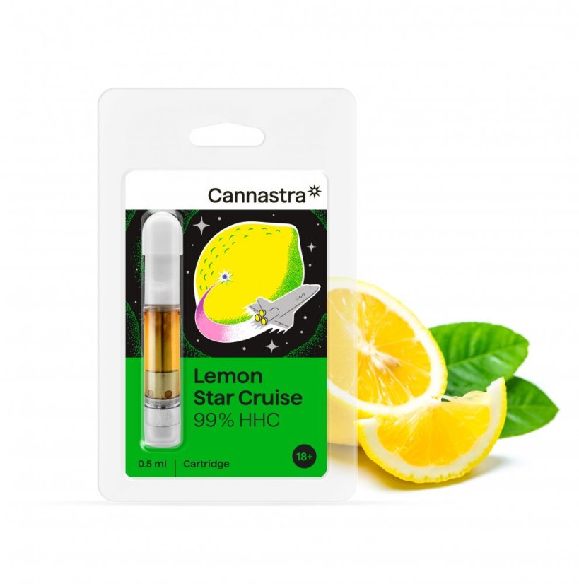 Cannastra HHC kasetne Lemon Star Cruise, 99%, 0,5ml