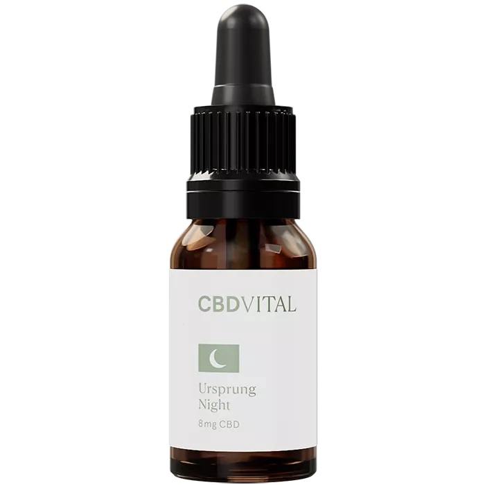 CBD Vital Origine de l’huile de CBD NUIT, 440 mg CBD, 15 ml