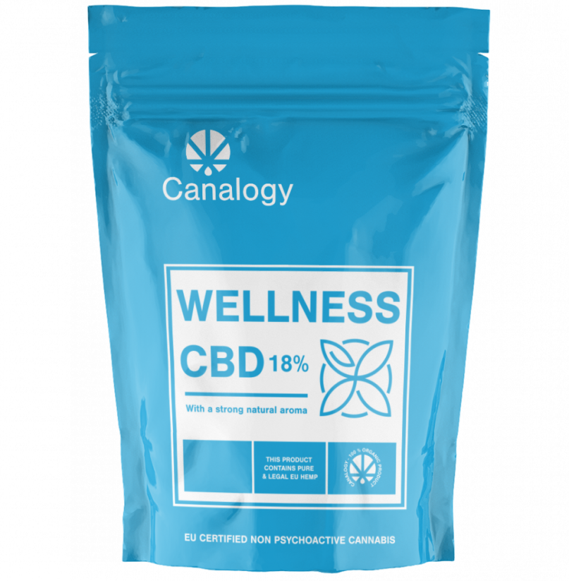 Canalogy CBD hamp Blomst Velvære 15%, 1 g - 100 g