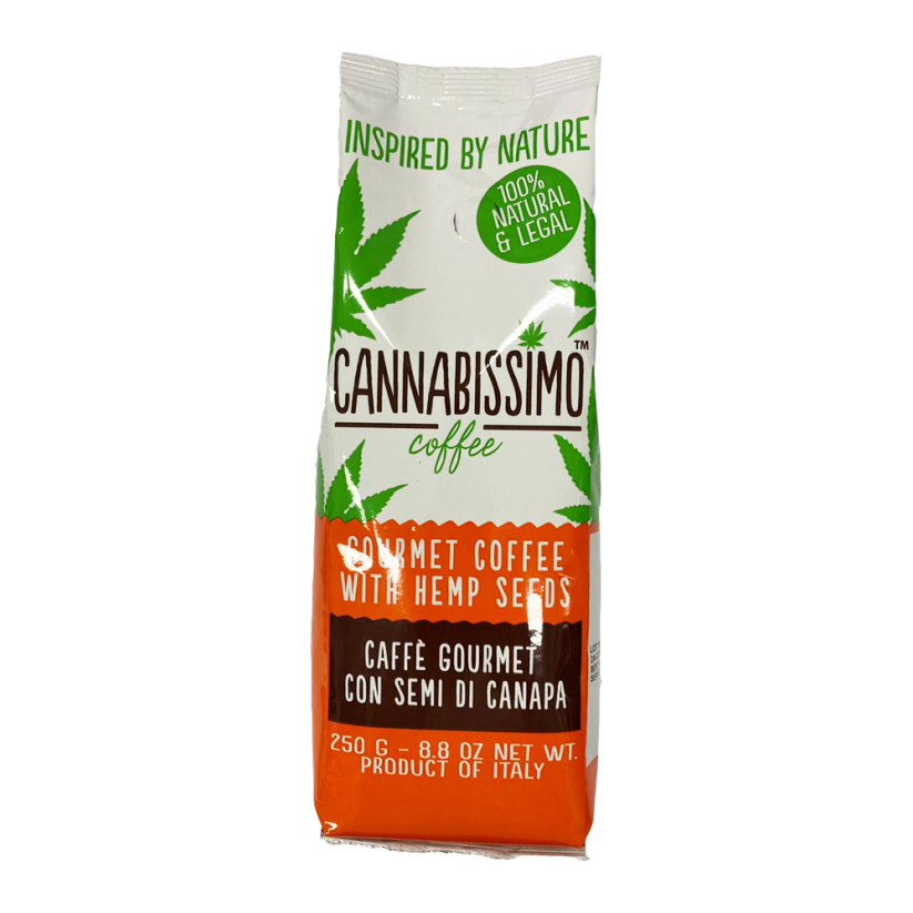 Cannabissimo - ყავა კანაფის მარცვლებით, 250 გ