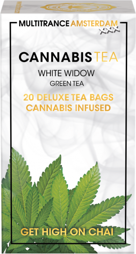 Зелен чай Cannabis White Widow (кутия от 20 пакетчета чай)