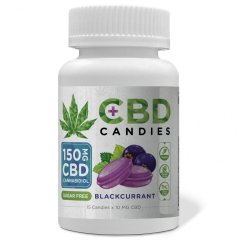 Euphoria CBD Candies Blackcurrant 150 mg CBD, 15 buc x 10 mg