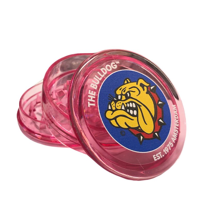 The Bulldog Moedor de plástico rosa - 3 peças
