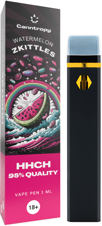 Canntropy HHCH Disposable Vape Pen Watermelon Zkittles, HHCH Quality 95 ...