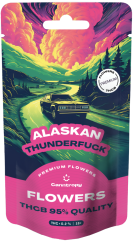 Canntropy THCB Flor Thunderfuck do Alasca, THCB 95% de qualidade, 1 g - 100 g