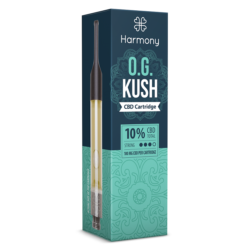 Harmony CBD O.G. Kush cartridge 1ml, 100 mg CBD