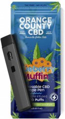 Orange County CBD Vape Pen Blueberry Muffin, 600 mg CBD, 1 ml