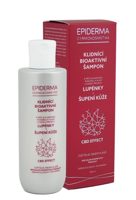 Epiderma bioaktivni CBD šampon za luskavico 200 ml