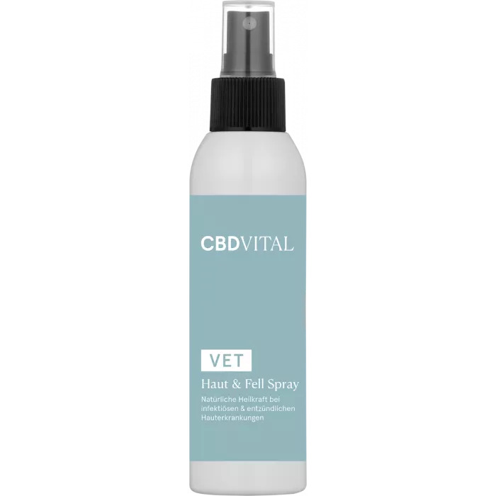 CBD VITAL Spray do pielęgnacji skóry i sierści zwierząt domowych, 150 ml
