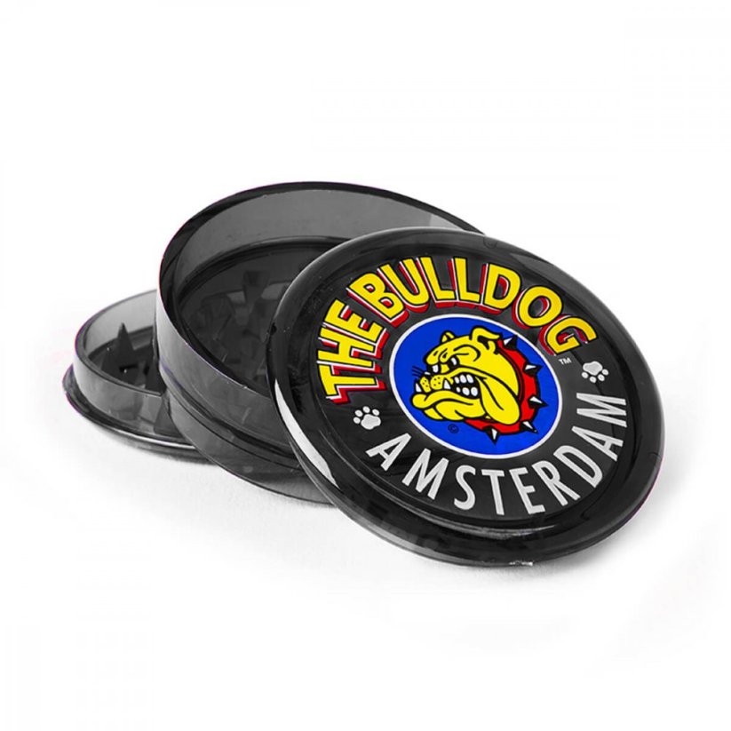 The Bulldog Оригинална черна пластмасова мелачка - 3 части
