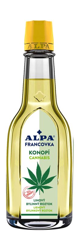 ALPA Franzbranntwein Hanf–Alkohol Kräuterlösung, (160 ml)