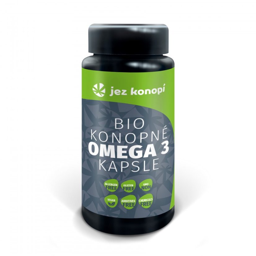 Jez Konopí Organic Hemp Omega 3 κάψουλες - 84 τεμ