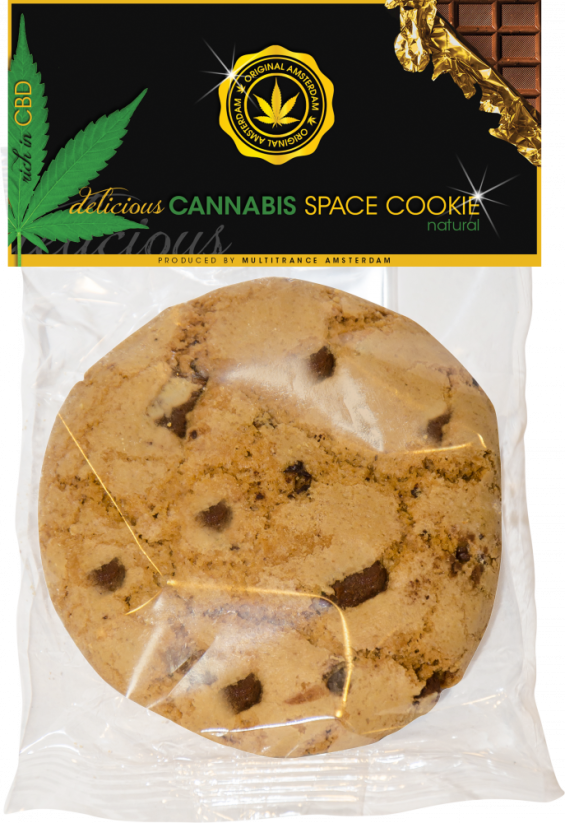 Cannabis Space Cookie Natural - მუყაო (24 ყუთი)