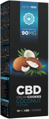 Biscuits à la crème de noix de coco CBD (90 mg)