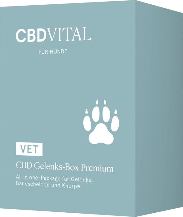 CBD Vital CBD ledd mat for hunder Premium boks