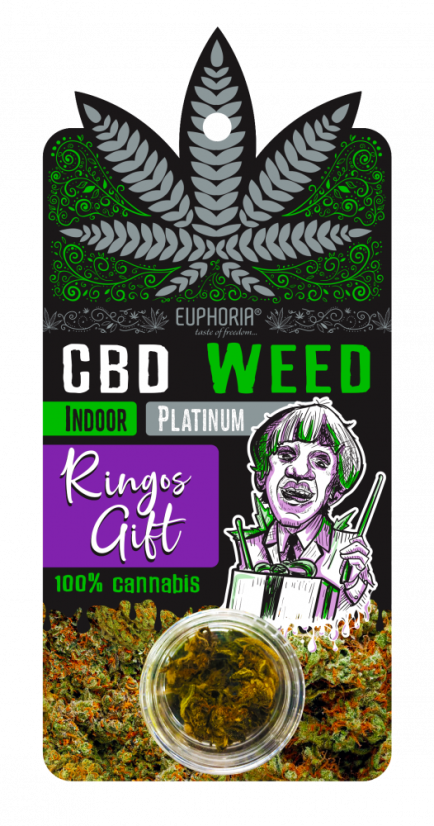 Euphoria CBD Weed Platinum Ringos gave 0,7 g