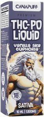 CanaPuff THCPO skystas vanilinis dangus Euphoria, 1500 mg, 10 ml