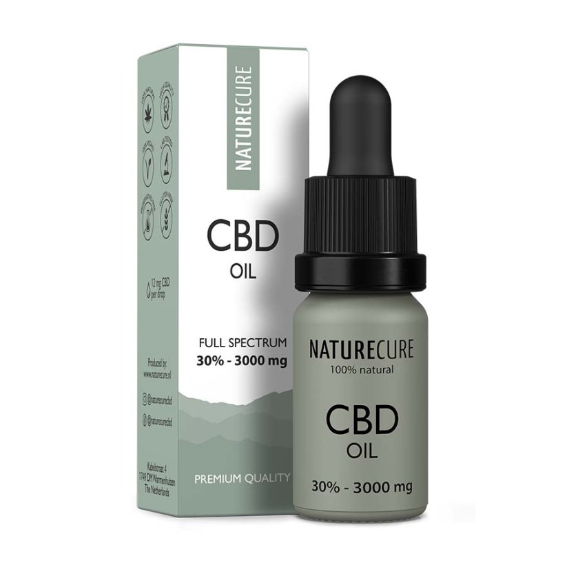 Nature Cure Full spectrum CBD olejek, 30 %, 3000 mg, 10 ml