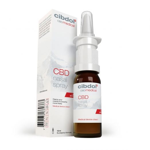 Cibdol CBD mũi Xịt nước, 50 mg, 10 ml