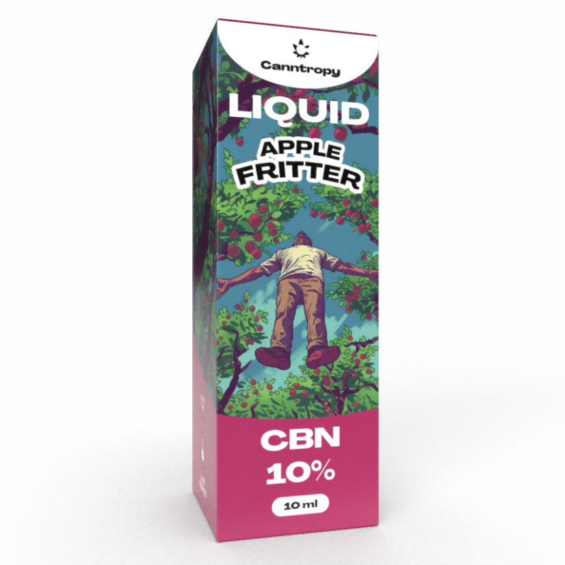 Canntropy Frittella di mele liquida al CBN, CBN 10 %, 10 ml