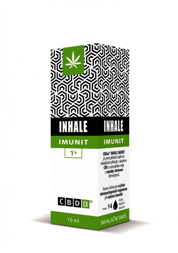 CBDex Inhaleer IMUNIT 1% 10 ml