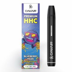 CanaPuff áfonyás köd 96 % HHC - Egyszer használatos vape toll, 1 ml