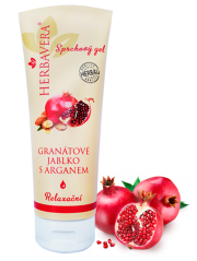 Herbavera Relaxing shower gel Pomegranate with argan 250 ml