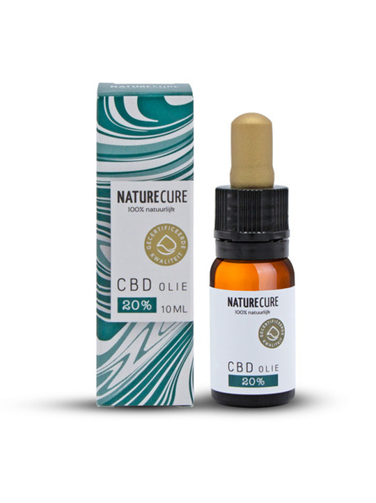 Nature Cure Ulei CBD brut cu spectru complet - 20%, 10 ml, 2000 mg