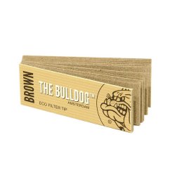 The Bulldog Embouts de filtre marron non blanchis