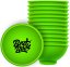 Best Buds Bol de amestecare din silicon 7 cm, verde cu logo negru