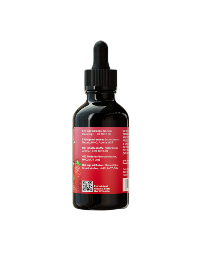 Delta Munchies HHC Tinktur Strawberry Dream, 10% HHC, 3000 mg, 30 ml