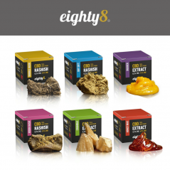 Eighty8 CBD Concentrate - All in One Set, 6 tipuri x 1 gram