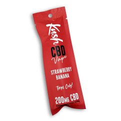 Kush Vape CBD Vape Pen Strawberry Banana 2.0, 200 мг CBD