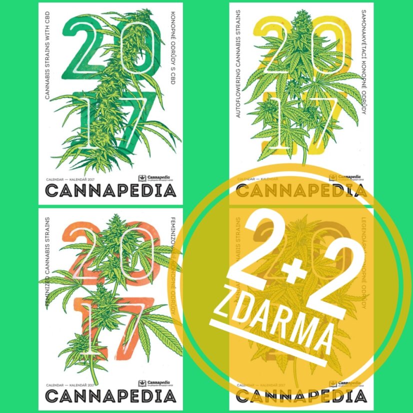 Edice Kalendářů Cannapedia 2017 er semínky