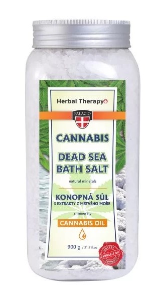 Palacio Cannabis &amp; Muerte mar Sal de baño 900 g - paquete de 6 piezas