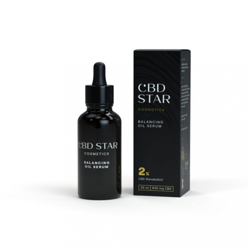 CBD Star Serum de ulei de echilibrare, 600 mg CBD, 30 ml