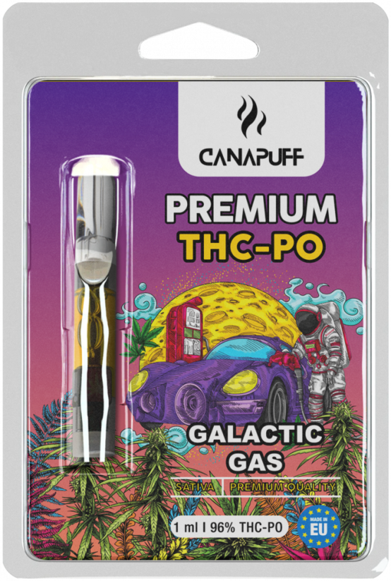 Cartuș CanaPuff THCPO Gaz Galactic, THCPO 79 %, 1 ml