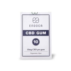 Endoca Košļājamā gumija 100 mg CBD, 10 gab
