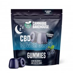 Cannabis Bakehouse CBD Power Sleep Gummies 300 mg, 20 kpl x 15 mg CBD